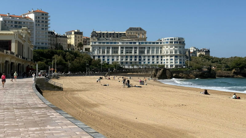 Grande plage Biarritz immobilier